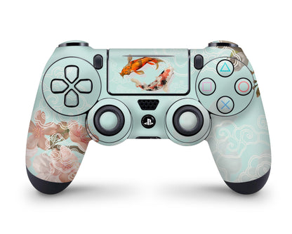 Lux Skins PS4 Yin Yang Koi Rose Light PS4 Skins - Art Artwork Skin