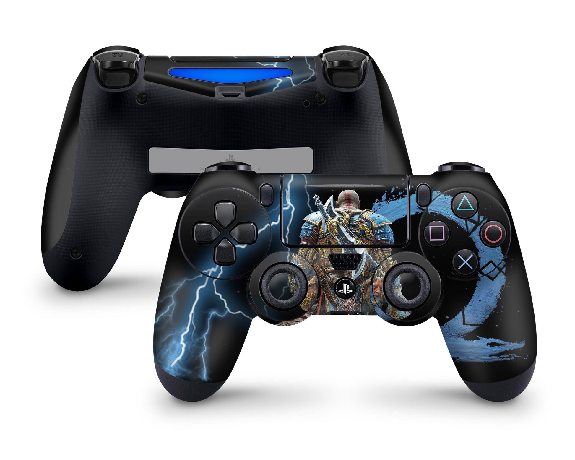 Lux Skins PS4 God of War Ragnarok Electric Black PS4 Skins - Pop culture God of War Skin