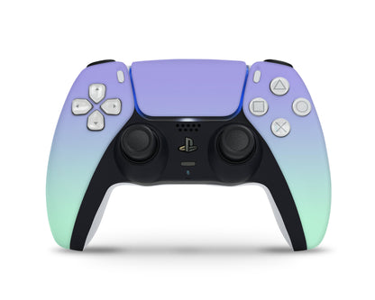 Lux Skins PS5 Pastel Lavender Green Gradient PS5 Skins - Solid Colours Gradient Skin