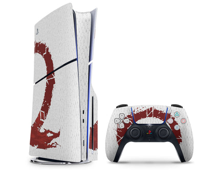 Lux Skins PS5 Slim God of War PS5 Slim Skins - Pop culture God of War Skin