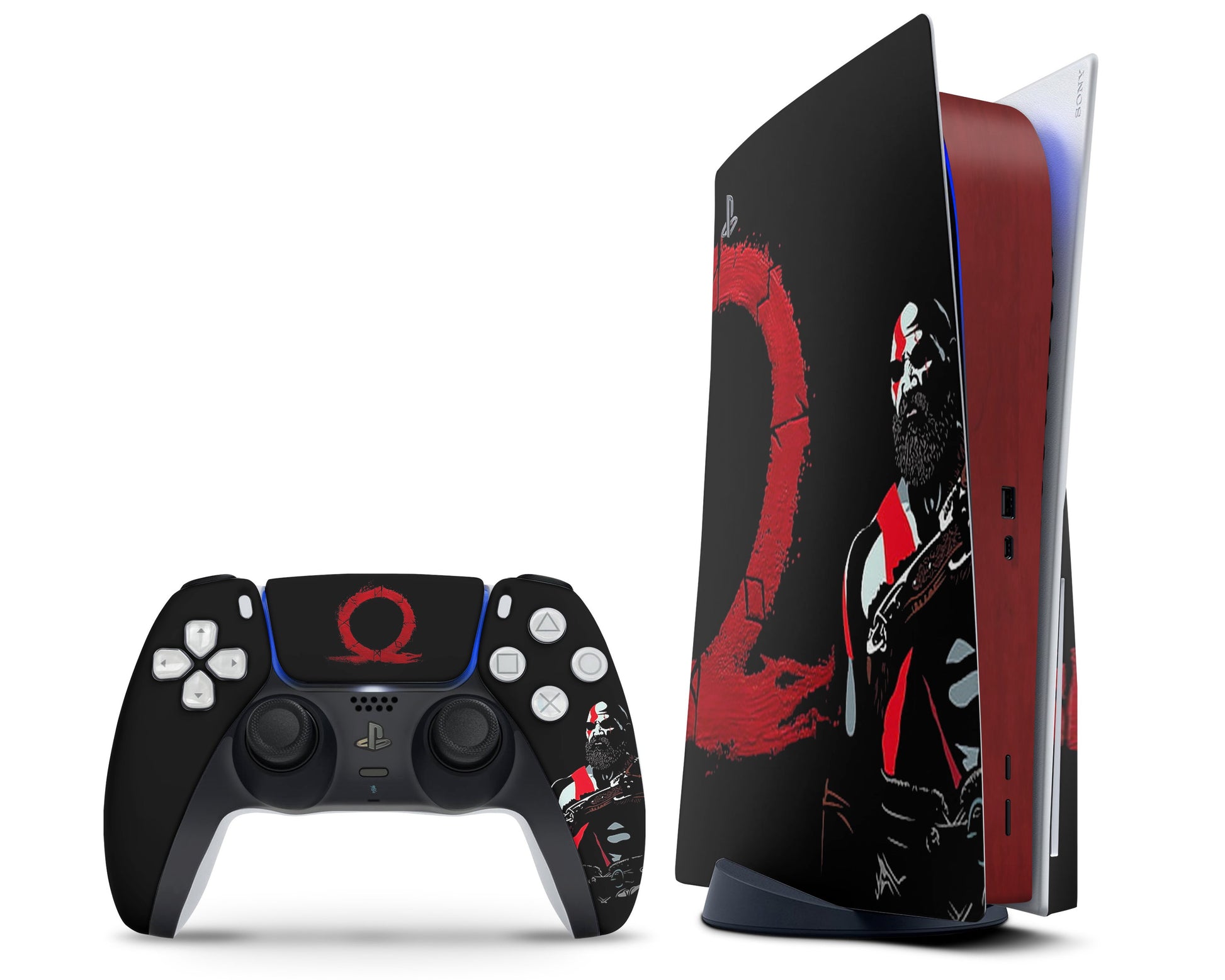 Lux Skins PS5 Dark God of War PS5 Skins - Pop culture God of War Skin