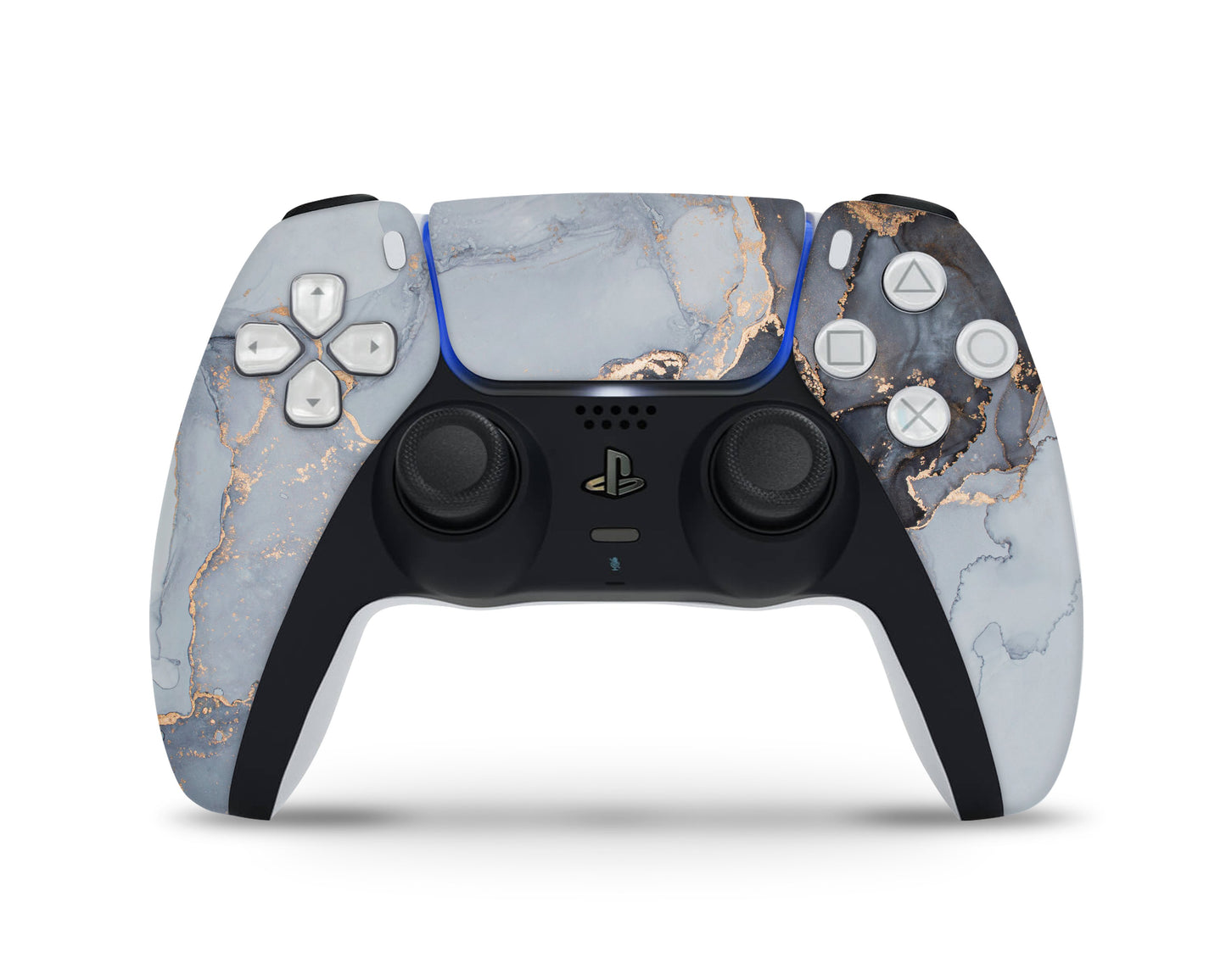 Lux Skins PS5 Ethereal Gold Marble PS5 Skins - Pattern Marble Skin