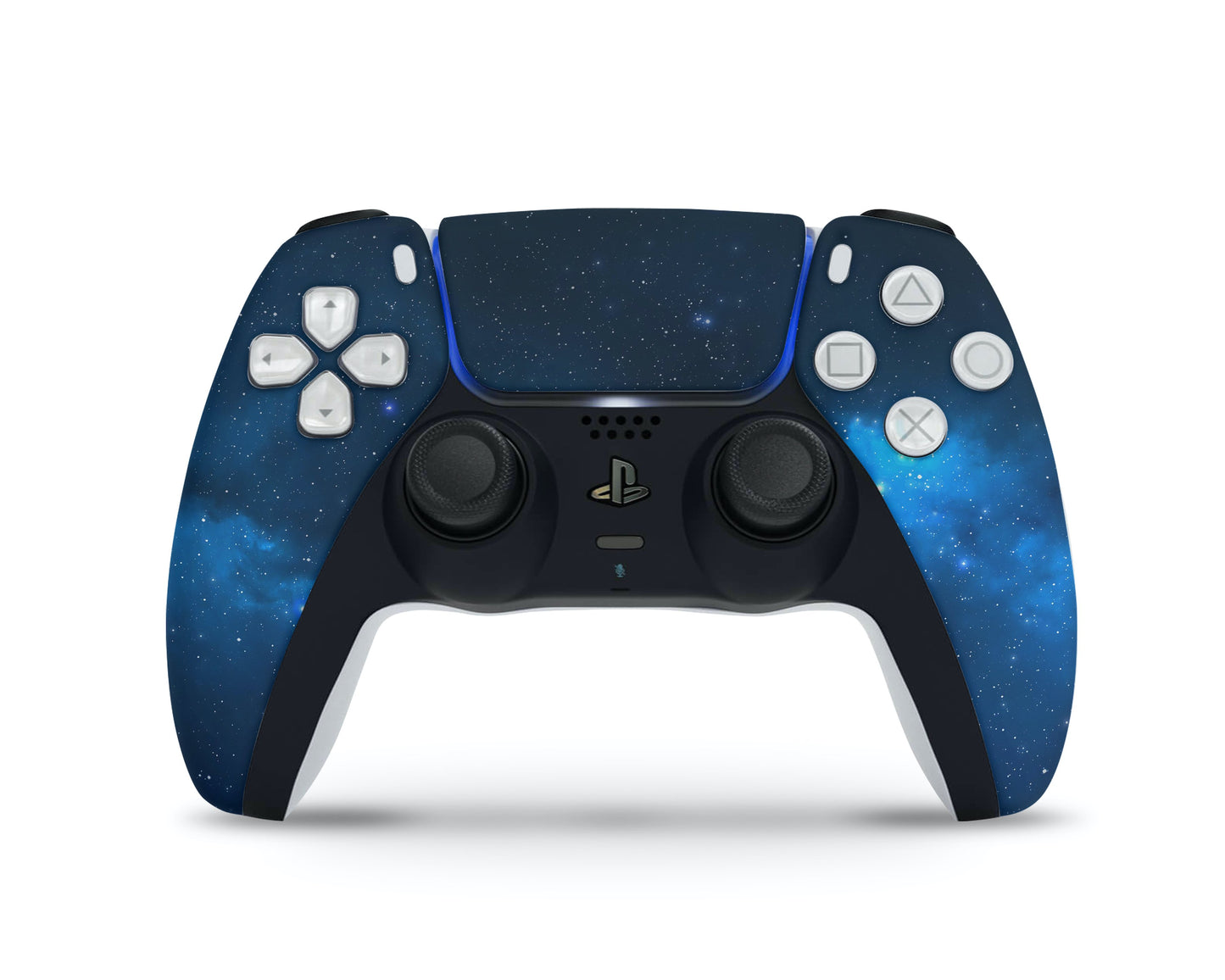 Lux Skins PS5 Blue Stardust Galaxy PS5 Skins - Pattern Galaxy Skin