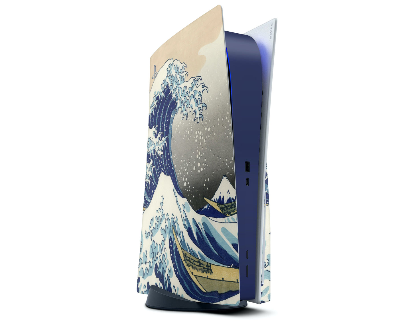 Lux Skins PS5 Great Wave off Kanagawa PS5 Skins - Art Artwork Skin