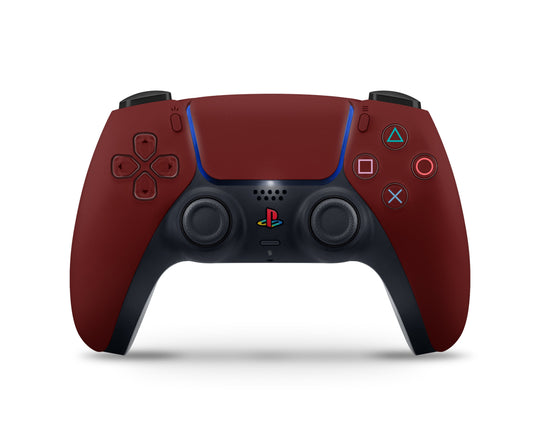 Lux Skins PS5 Controller Classic Red RetroSkins - Solid Colours Retro Skin