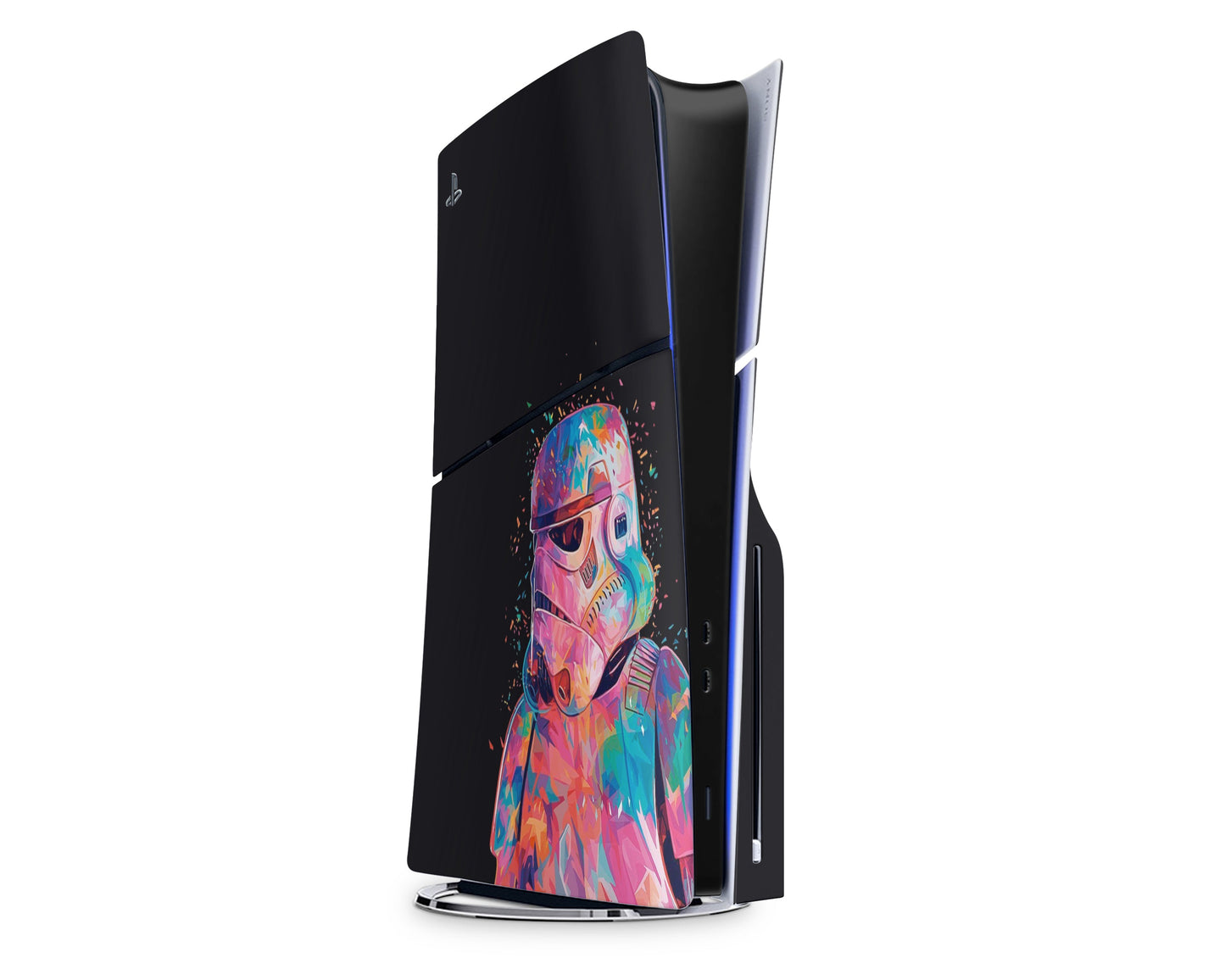 Lux Skins PS5 Slim Star Wars Stormtrooper Confetti PS5 Slim Skins - Pop culture Star Wars Skin