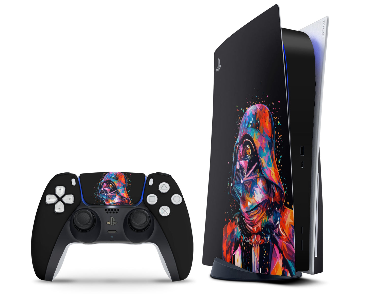 Lux Skins PS5 Star Wars Darth Vader Confetti PS5 Skins - Pop culture Star Wars Skin