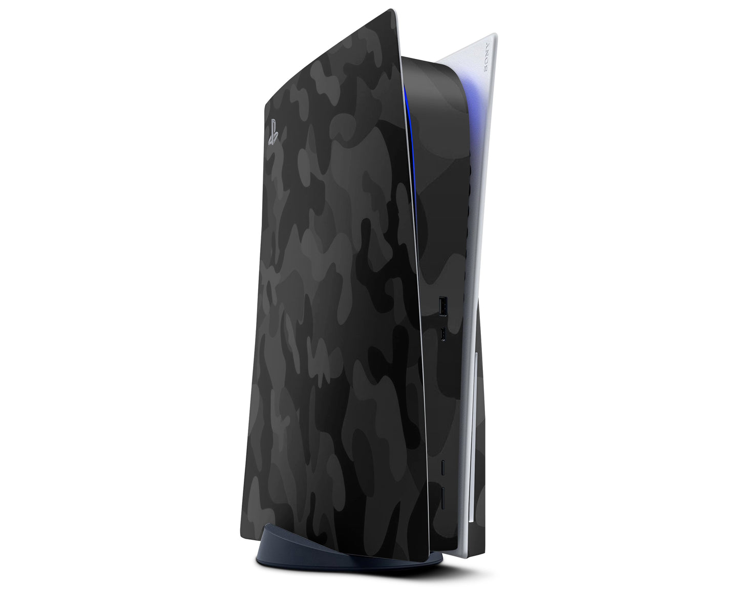 Lux Skins PS5 Black Camo PS5 Skins - Pattern Camo Skin