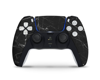 Lux Skins PS5 Black Marble PS5 Skins - Pattern Marble Skin