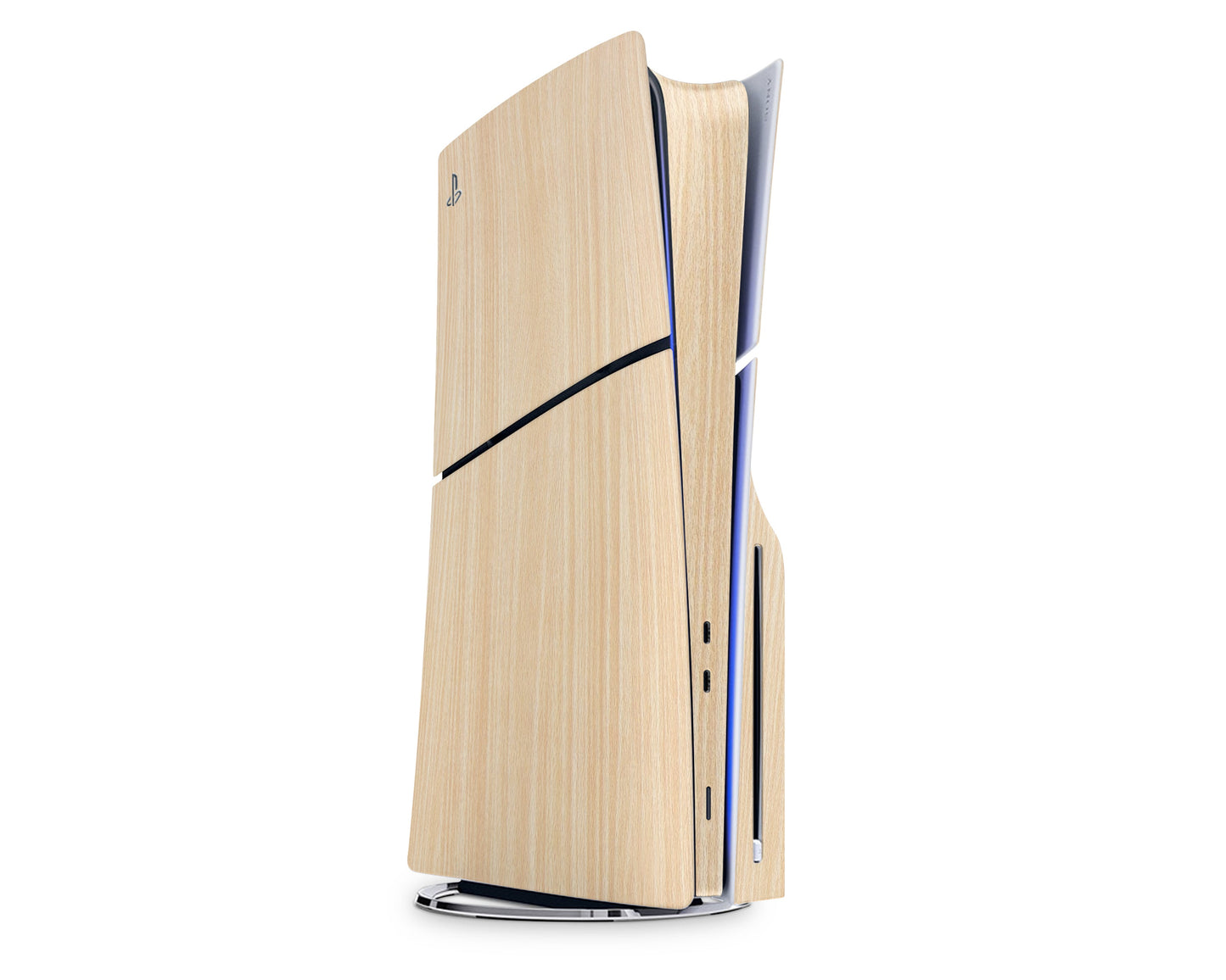 Lux Skins PS5 Slim Light Woodgrain PS5 Slim Skins - Pattern Texture Skin