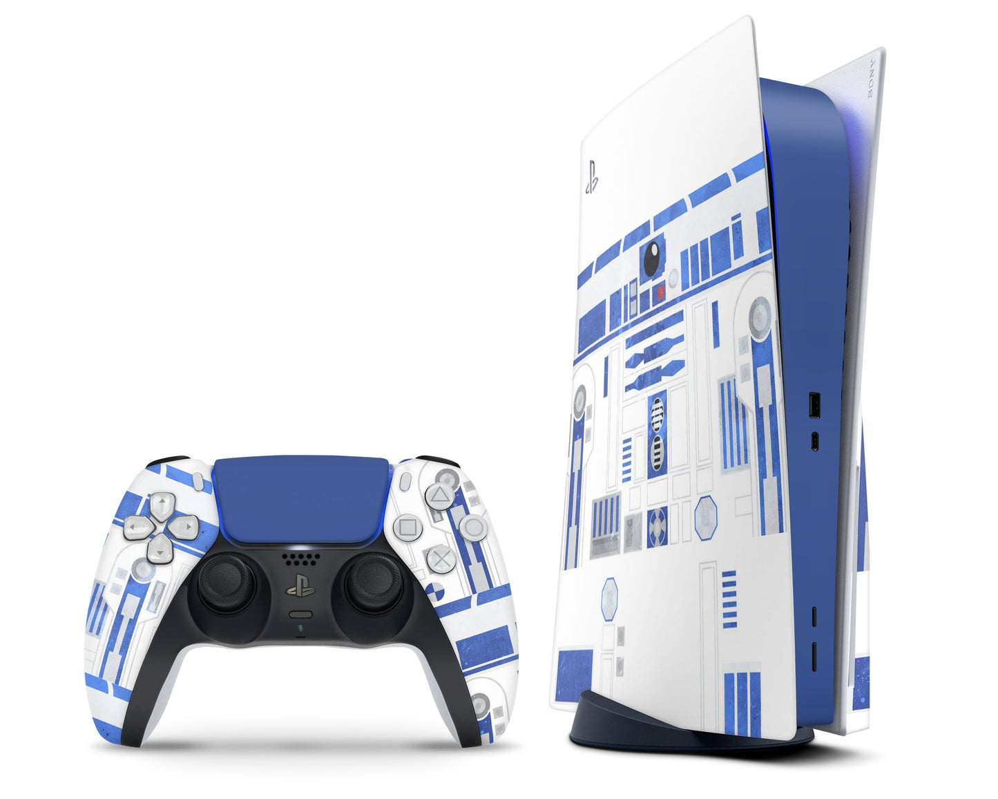 Lux Skins PS5 Star Wars R2D2 PS5 Skins - Pop culture Star Wars Skin