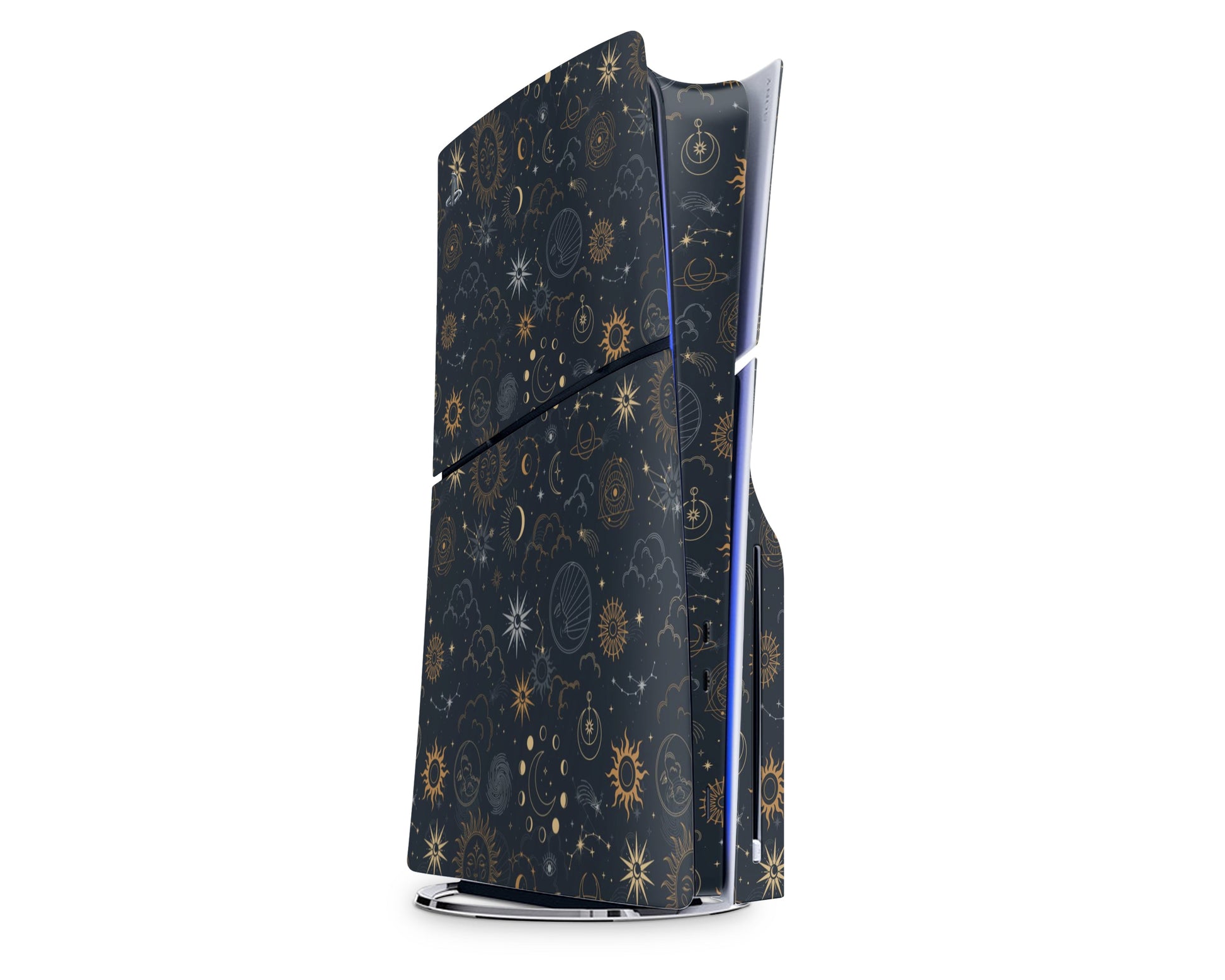 Lux Skins PS5 Slim Constellation Stargazing Night PS5 Slim Skins - Pattern Galaxy Skin