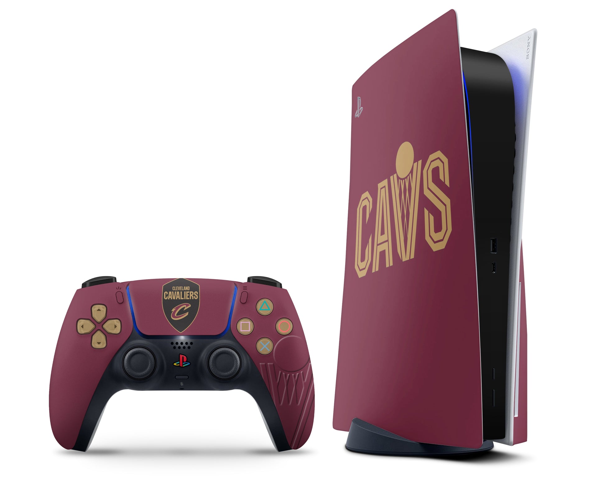 Lux Skins PS5 Cleveland Cavaliers PS5 Skins - Sports Basketball Skin