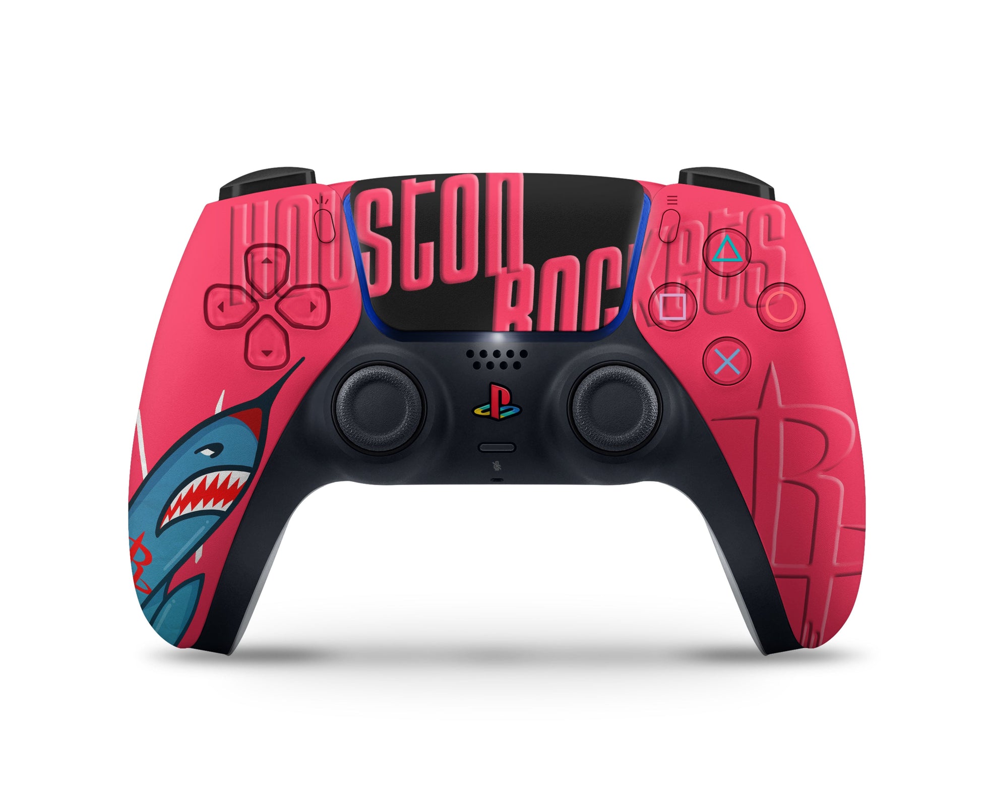 Lux Skins PS5 Controller Houston RocketsSkins - Sports Basketball Skin