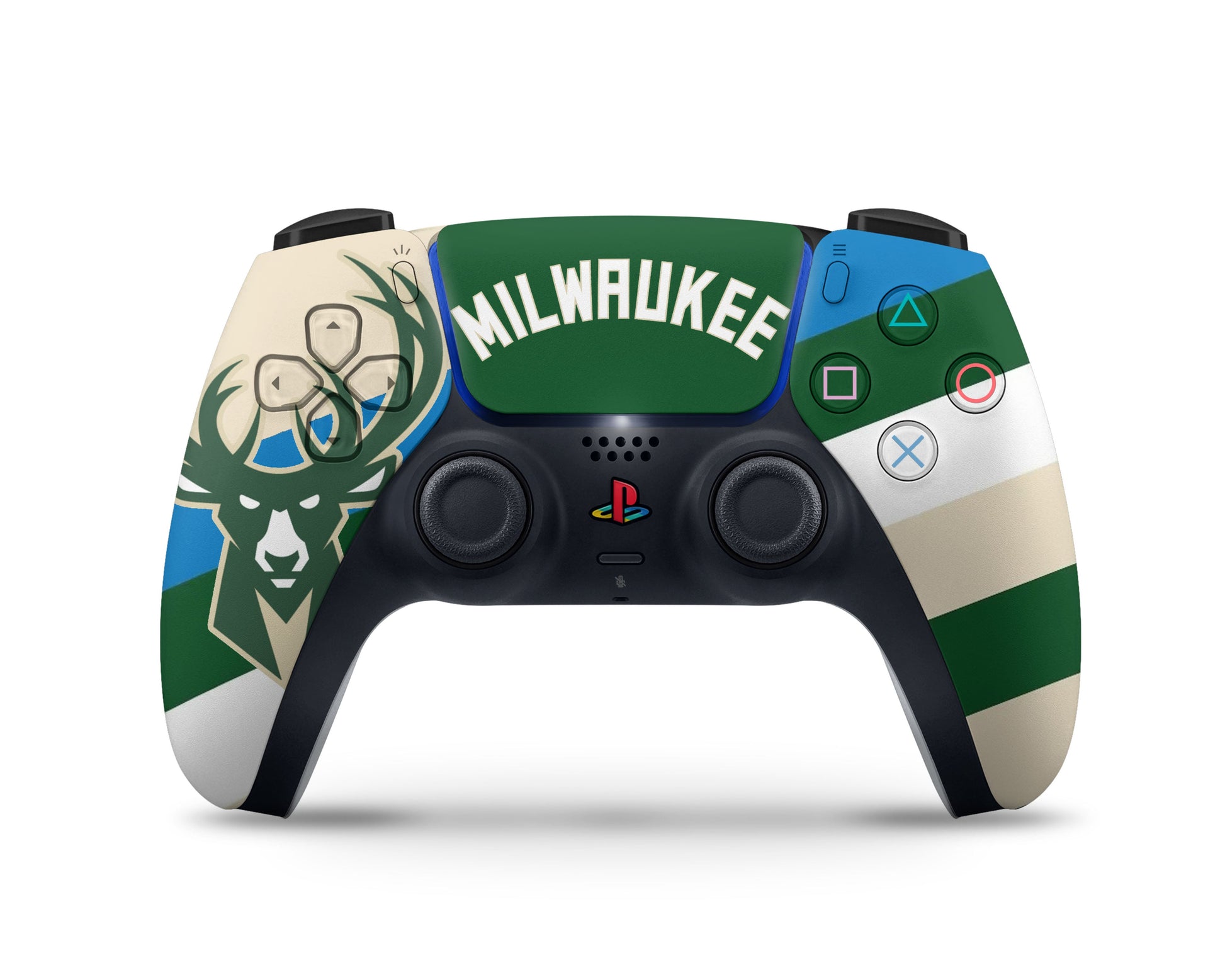 Lux Skins PS5 Milwaukee Bucks PS5 Skins - Sports Basketball Skin