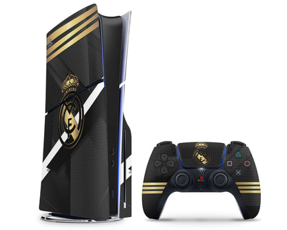 Lux Skins PS5 Slim Real Madrid CF PS5 Slim Skins - Sports Soccer Skin