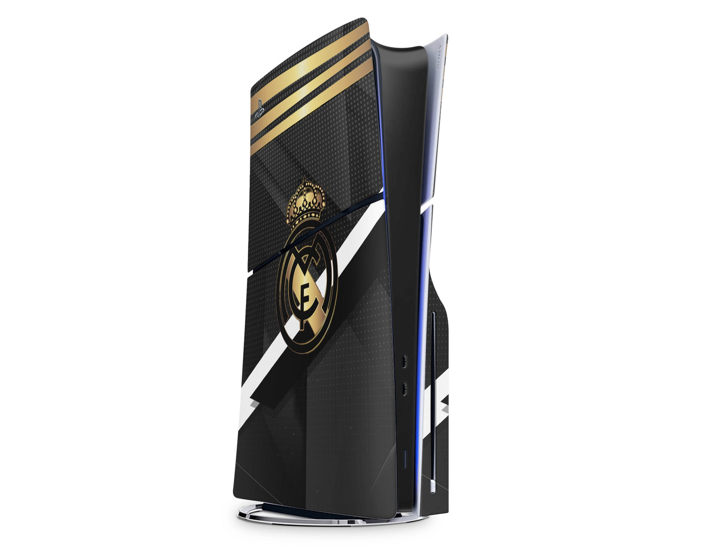 Lux Skins PS5 Slim Real Madrid CF PS5 Slim Skins - Sports Soccer Skin