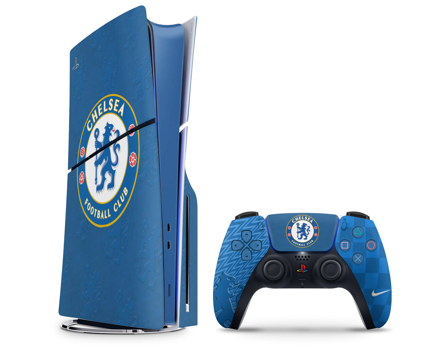 Lux Skins PS5 Slim Chelsea FC PS5 Slim Skins - Sports Soccer Skin