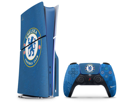 Lux Skins PS5 Slim Chelsea FC PS5 Slim Skins - Sports Soccer Skin