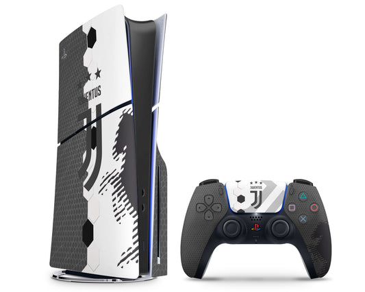 Lux Skins PS5 Slim Juventus FC PS5 Slim Skins - Sports Soccer Skin