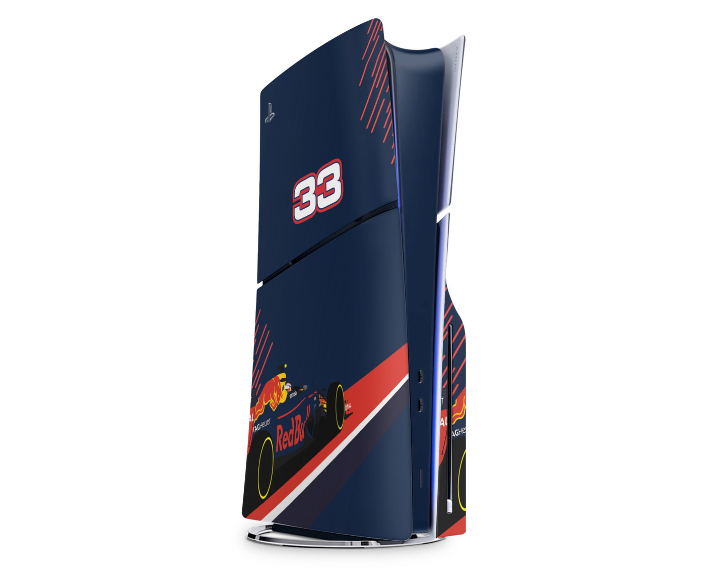 Lux Skins PS5 Slim Max Verstappen F1 Red Bull PS5 Slim Skins - Sports Formula 1 Skin