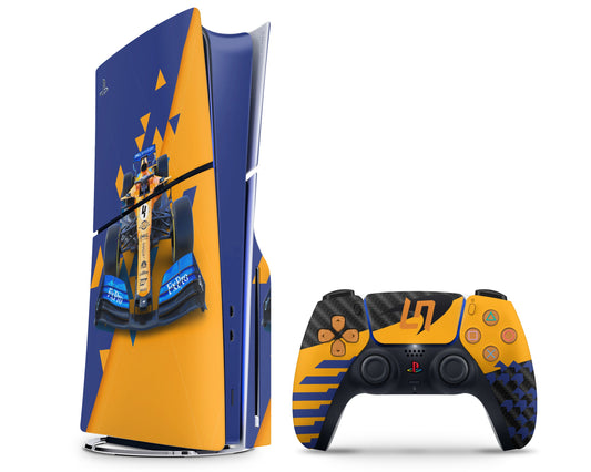 Lux Skins PS5 Slim Lando Norris F1 McLaren PS5 Slim Skins - Sports Formula 1 Skin