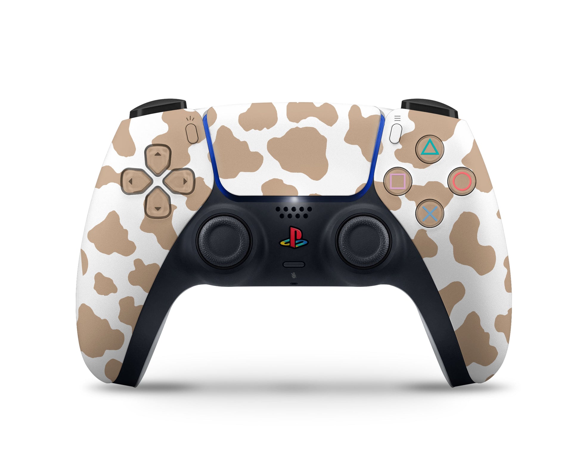 Lux Skins PS5 Controller Latte Cow PrintSkins - Art Animals Skin