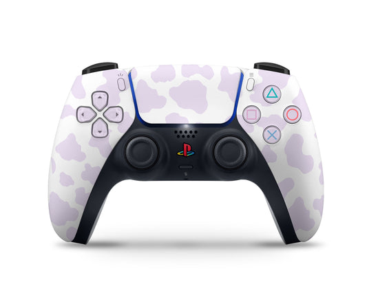 Lux Skins PS5 Controller Purple Cow PrintSkins - Art Animals Skin