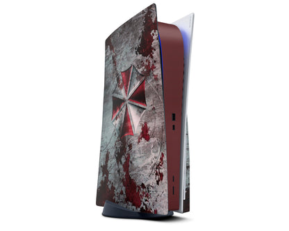 Lux Skins PS5 Resident Evil Umnrella Corp PS5 Skins - Pop culture  Skin