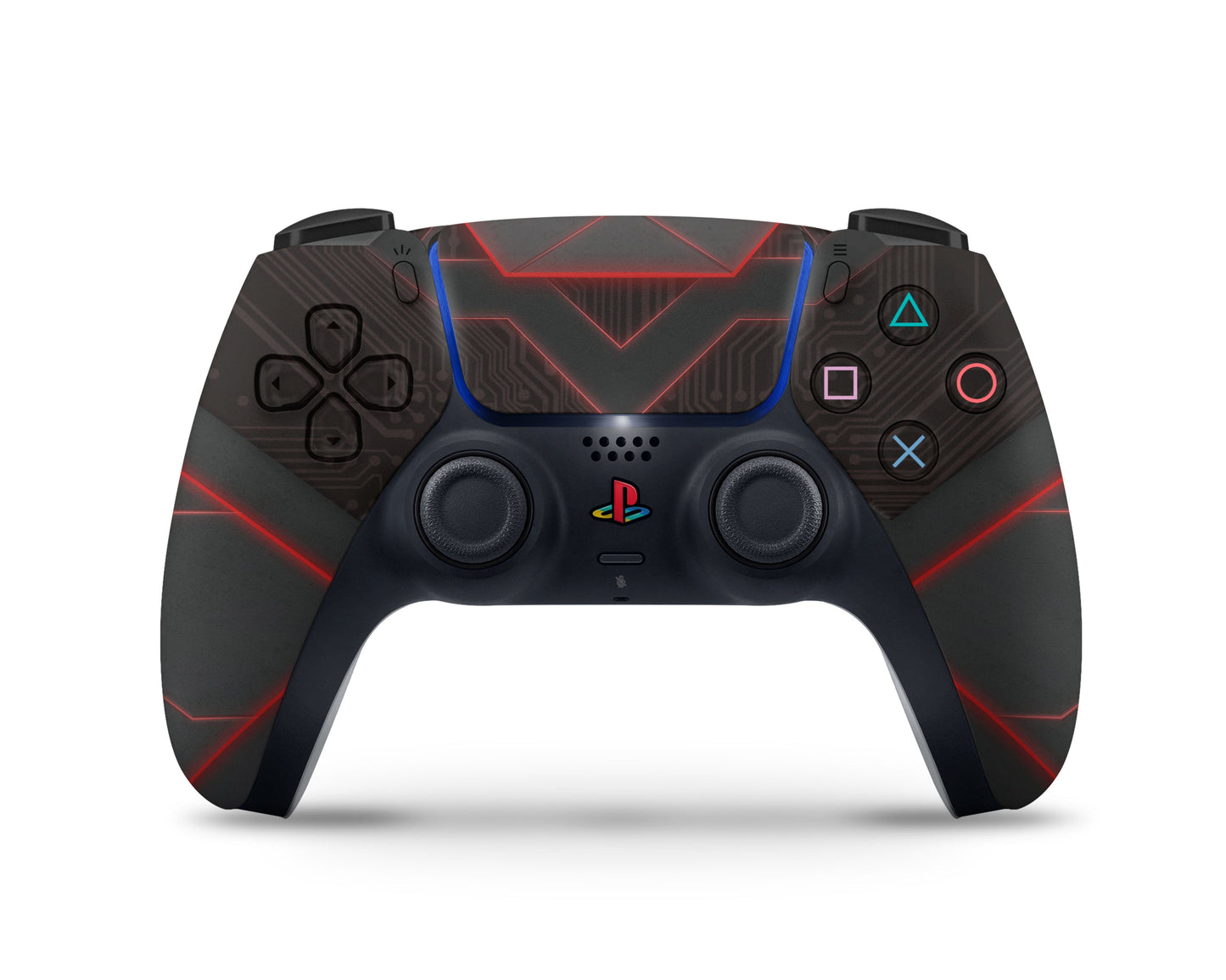 Lux Skins PS5 Controller Red MechSkins - Pattern Art Skin