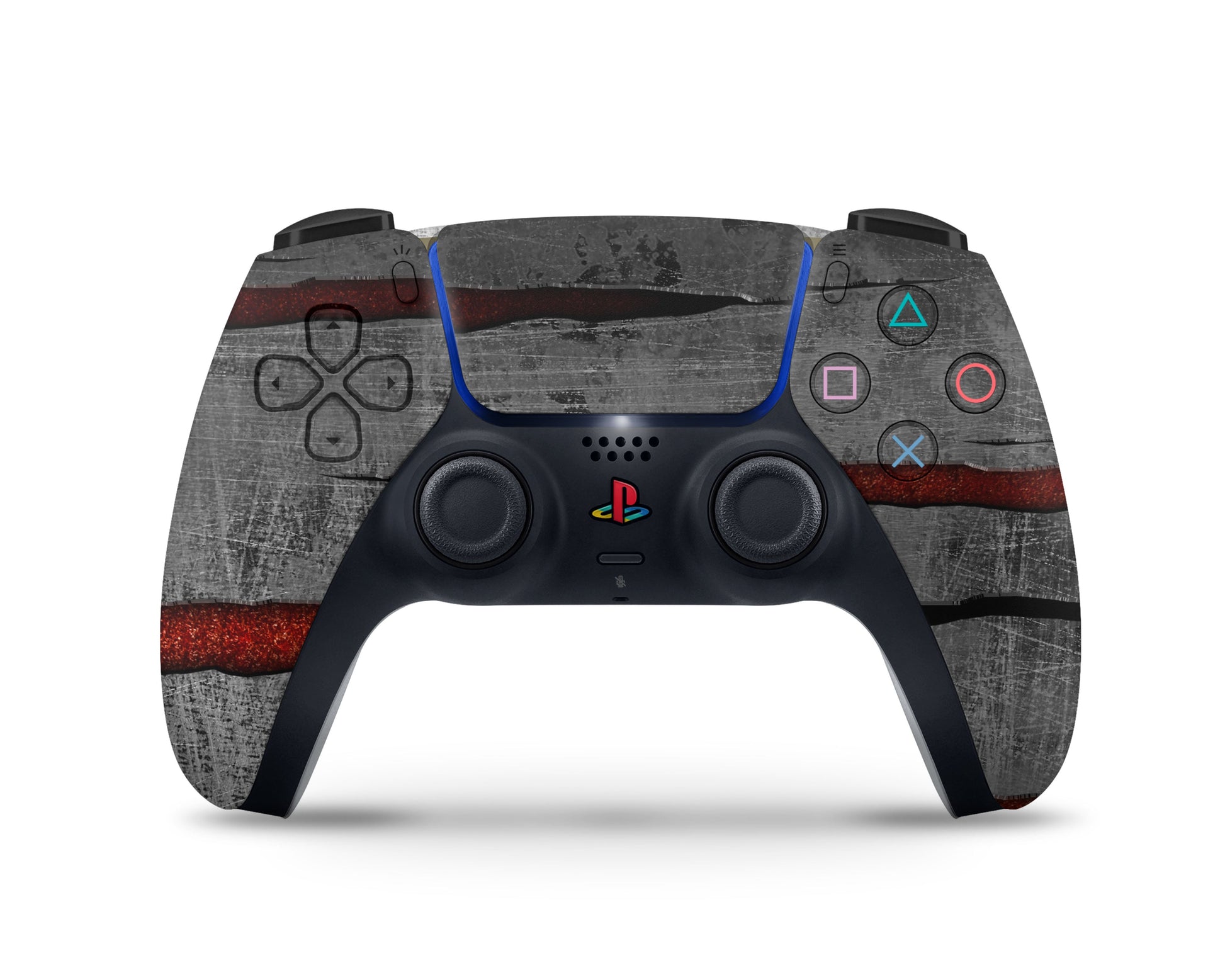 Lux Skins PS5 Controller Cracked LavaSkins - Pattern Art Skin