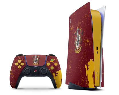 Lux Skins PS5 Harry Potter Gryffindor PS5 Skins - Pop culture Harry Potter Skin