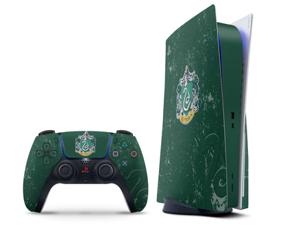 Lux Skins PS5 Harry Potter Slytherin PS5 Skins - Pop culture Harry Potter Skin