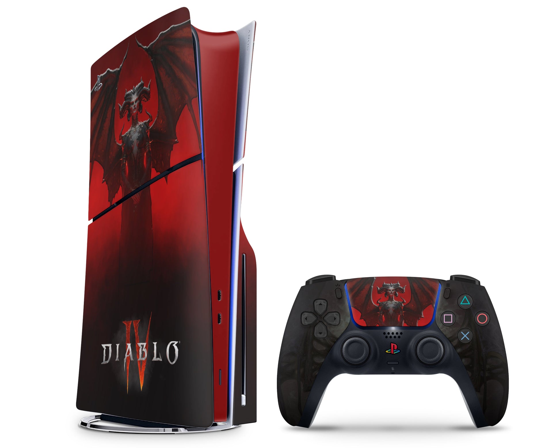 Lux Skins PS5 Slim Diablo IV PS5 Slim Skins - Pop culture Diablo Skin