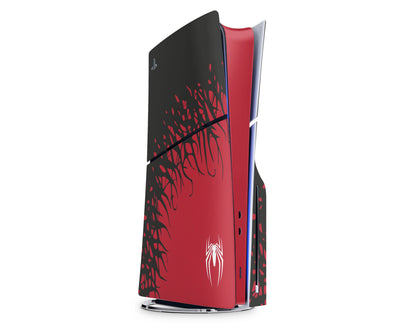 Lux Skins PS5 Slim Spiderman 2 Limited Edition Inspired PS5 Slim Skins - Pop culture Spiderman Skin