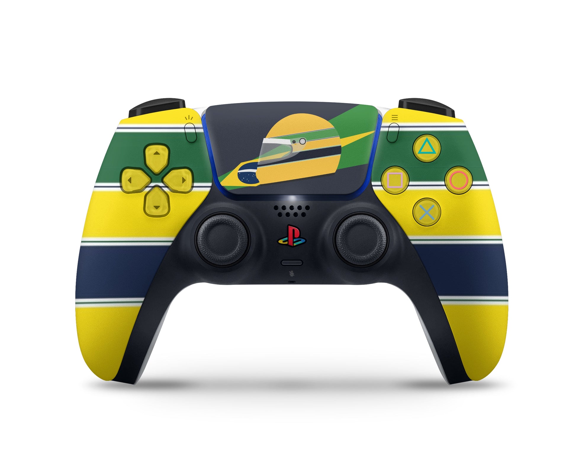 Lux Skins PS5 Slim Ayrton Senna F1 PS5 Slim Skins - Sports Formula 1 Skin