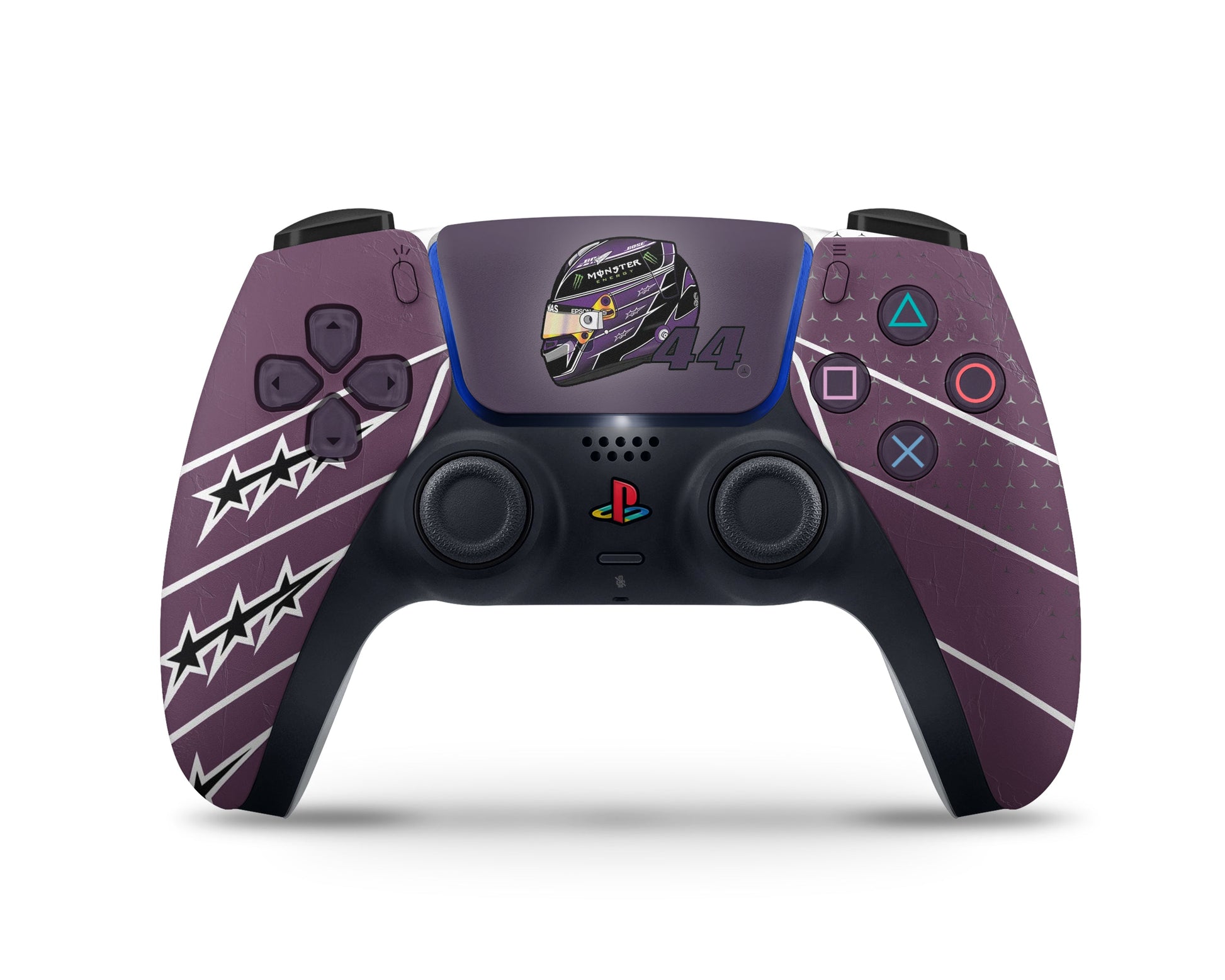 Lux Skins PS5 Slim Lewis Hamilton F1 Mercedes Petronas Purple PS5 Slim Skins - Sports Formula 1 Skin