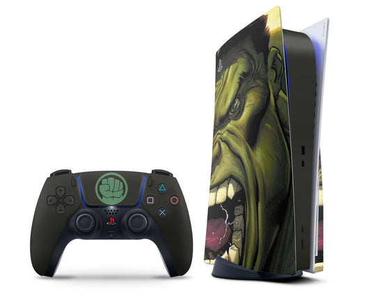 Lux Skins PS5 Hulk PS5 Skins - Pop culture Comics Skin