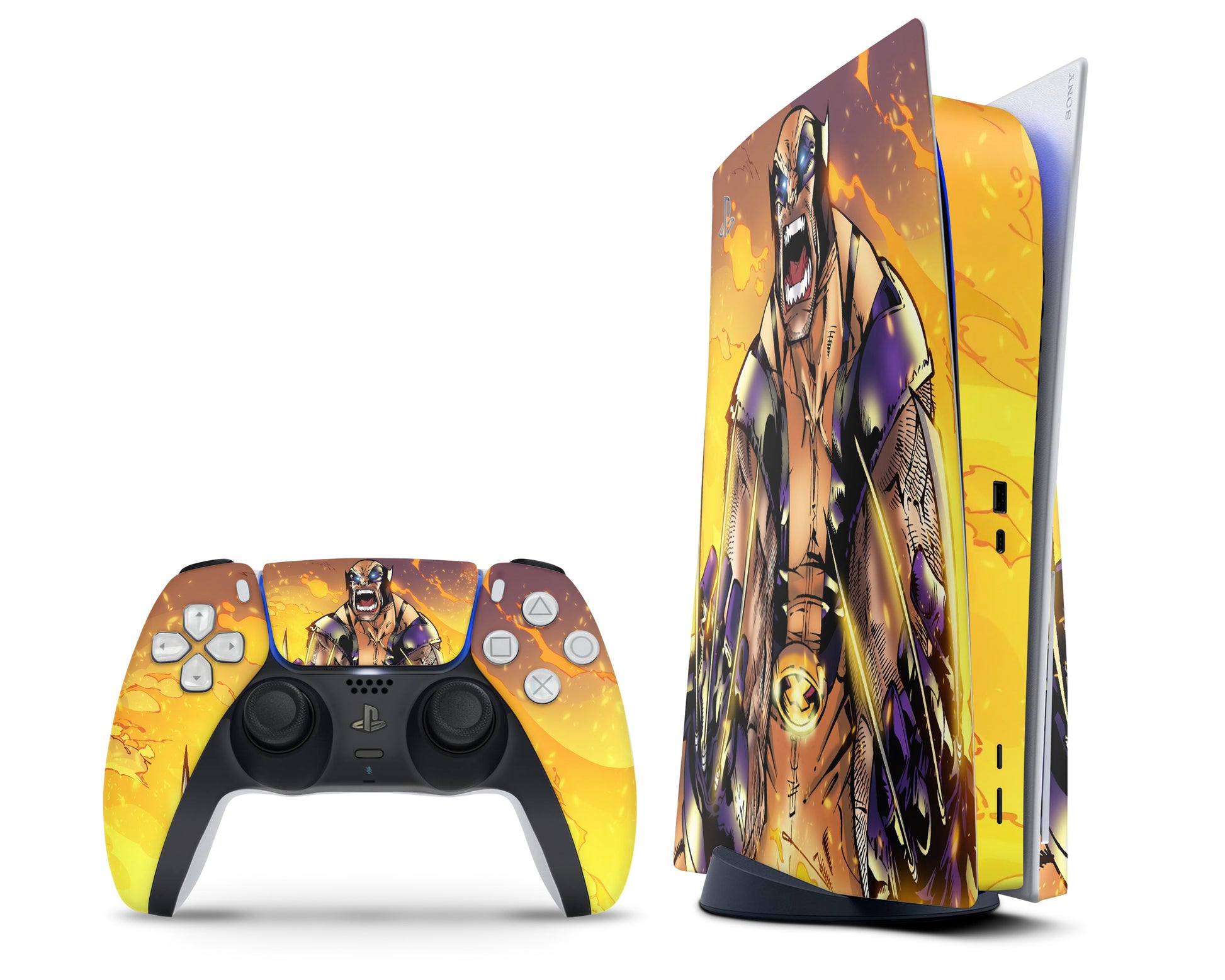 Lux Skins PS5 Wolverine Claws PS5 Skins - Pop culture Comics Skin