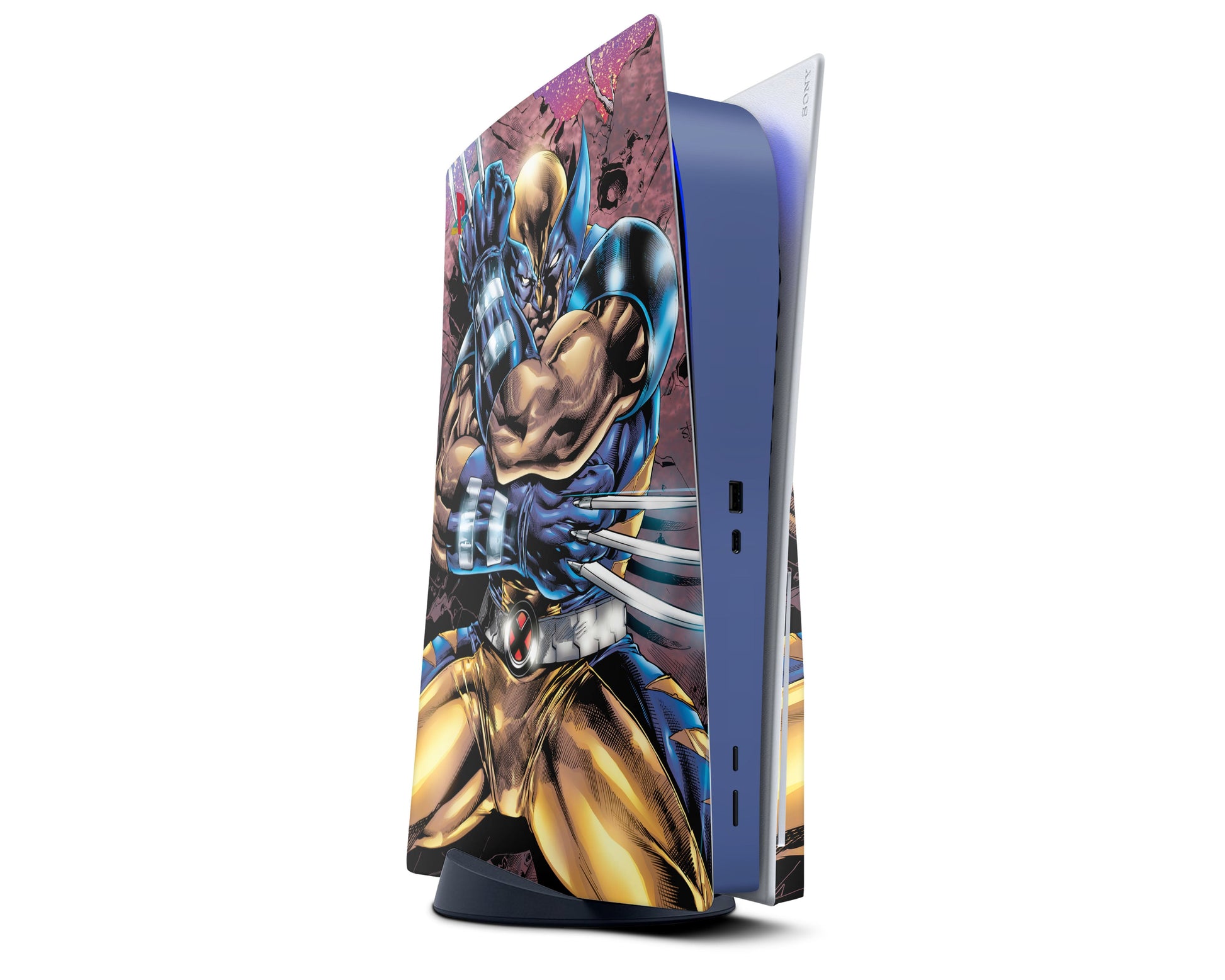 Lux Skins PS5 Wolverine Cartoon PS5 Skins - Pop culture Comics Skin