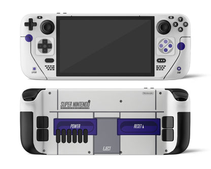 Lux Skins Steam Deck Retro SNES Full Set Skins - Pop culture Retro Skin