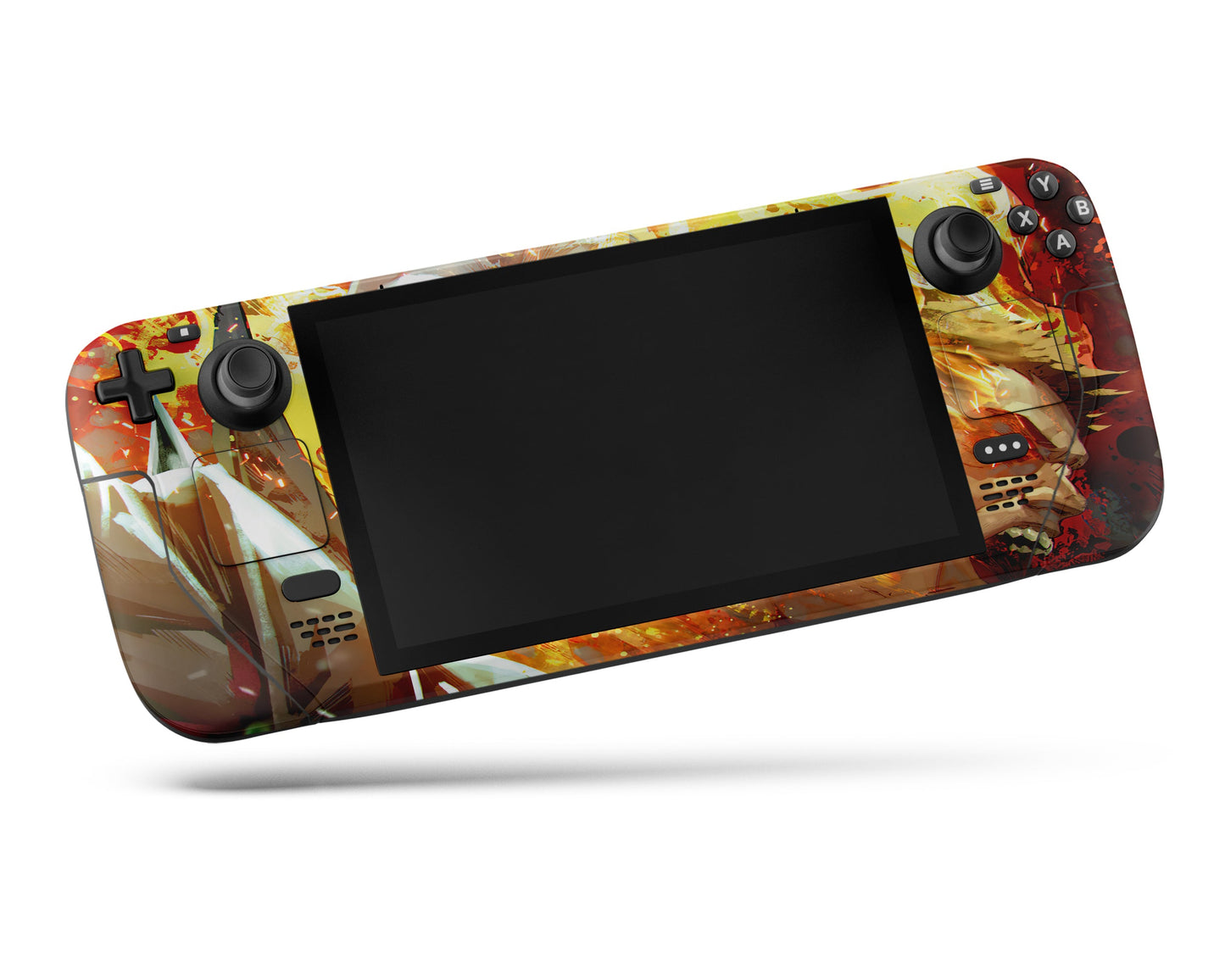 Lux Skins Steam Deck Ghost Rider Flames Full Set +Tempered Glass Skins - Pop culture  Skin