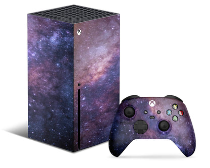 Lux Skins Xbox Series X Purple Galaxy Xbox Series X Skins - Pattern Galaxy & S Skin