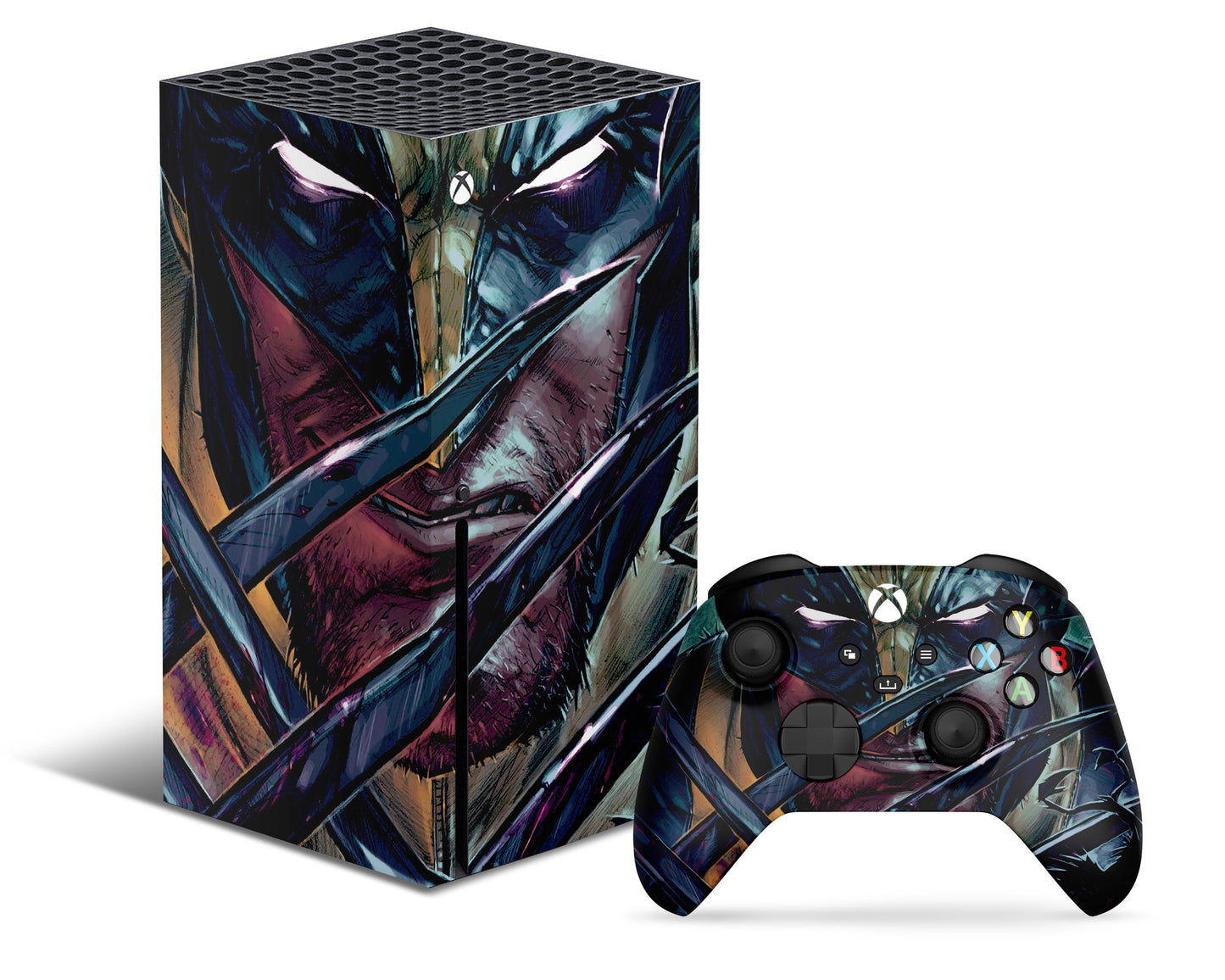 Lux Skins Xbox Series X Wolverine Realistic Xbox Series X Skins - Pop culture Comics & S Skin