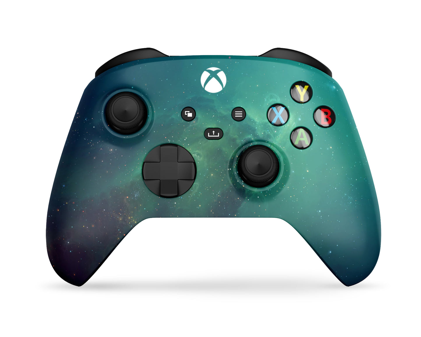 Lux Skins Xbox Series X Green Stardust Galaxy Xbox Series X Skins - Pattern Galaxy & S Skin