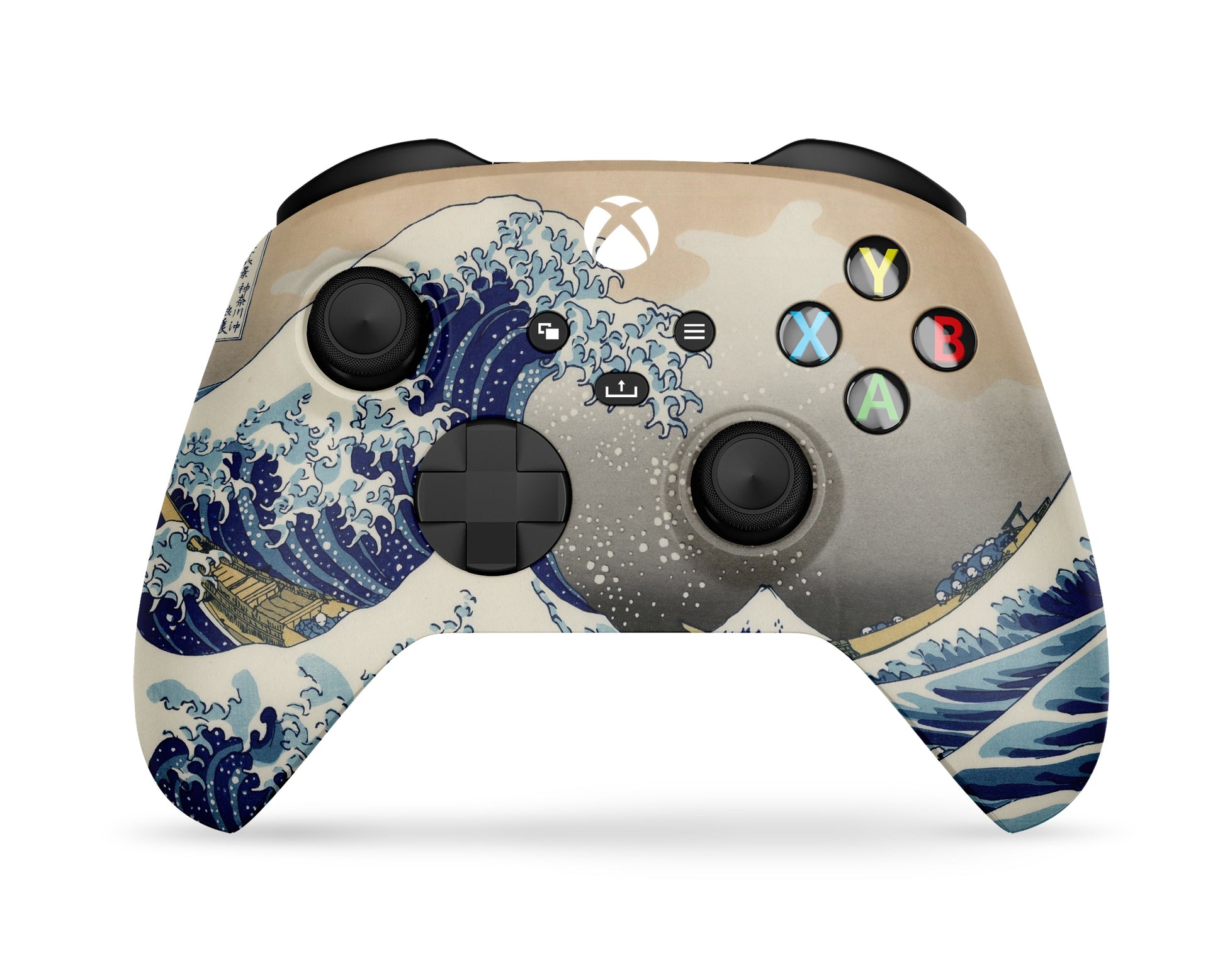 Lux Skins Xbox Series Controller Great Wave Off Kanagawa RetrowaveSkins - Art Artwork Skin