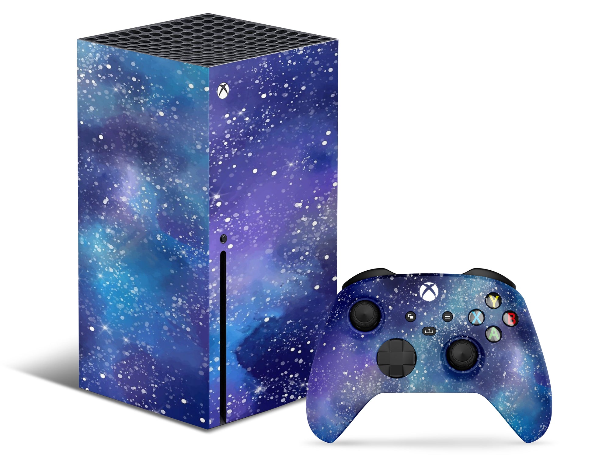 Lux Skins Xbox Series X Dark Starry Night Xbox Series X Skins - Pattern Abstract & S Skin