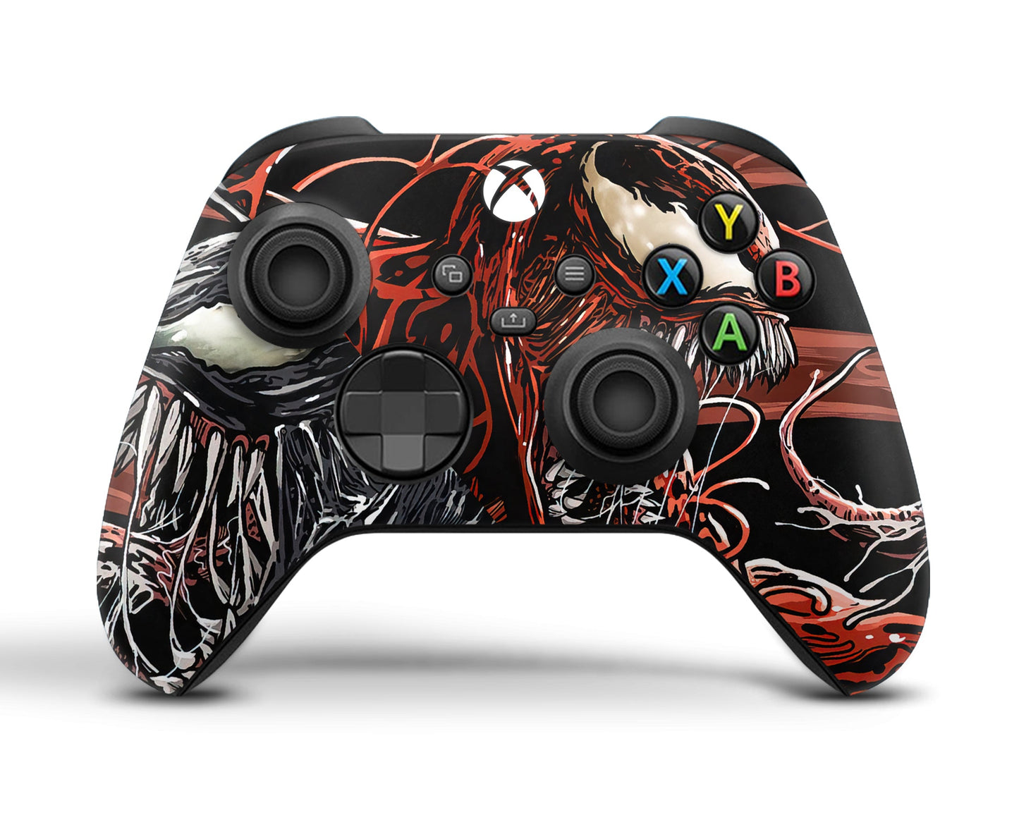 Lux Skins Xbox Series Controller Venom vs CarnageSkins - Pop culture Comics Skin