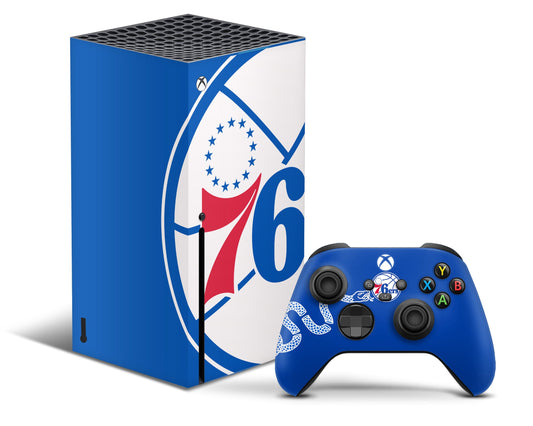 Lux Skins Xbox Series X Philadelphia 76ers Xbox Series X Skins - Sports Basketball & S Skin