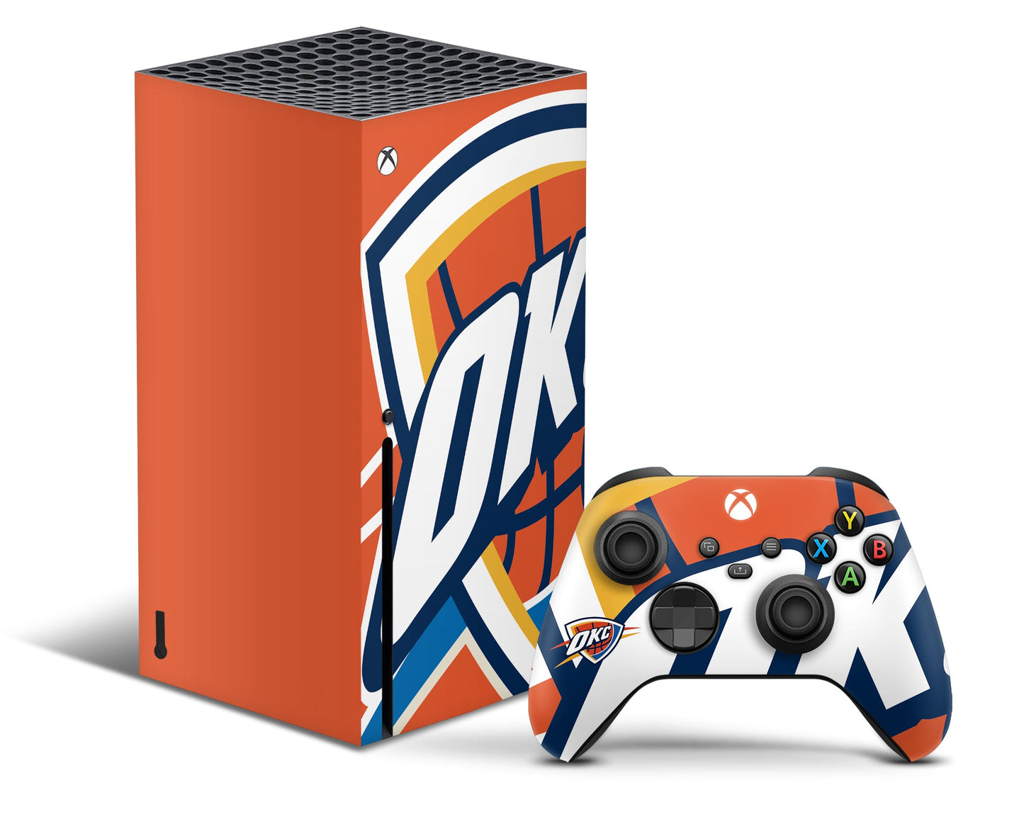 Lux Skins Xbox Series X Oklahoma City Thunder Xbox Series X Skins - Sports Basketball & S Skin